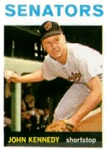 1964 Topps Baseball Cards      203     John Kennedy RC